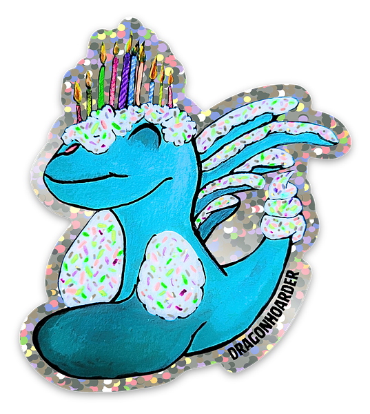 Glitter stickers