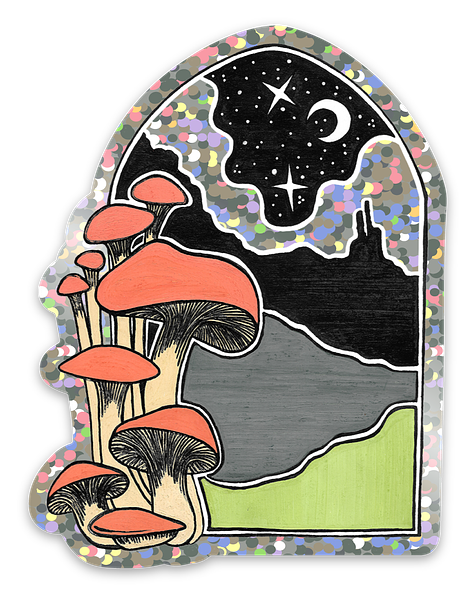 Stickers glitter