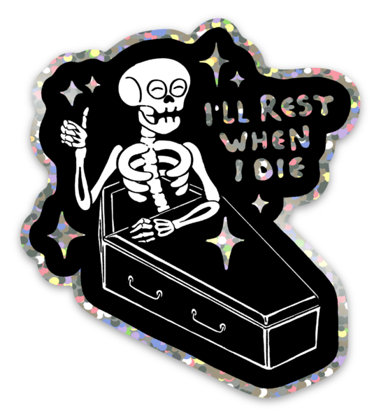Glitter stickers