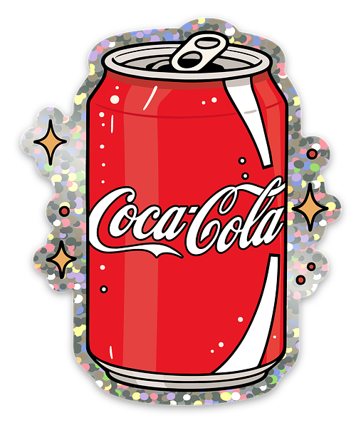 Glitter stickers