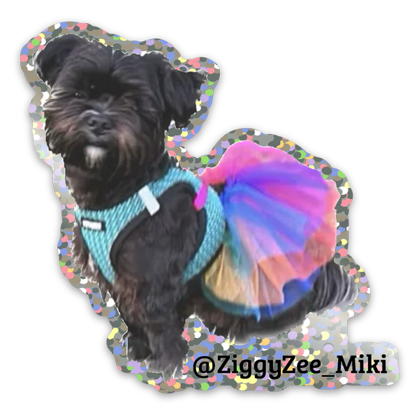 Glitter stickers
