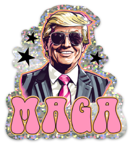 Glitter stickers