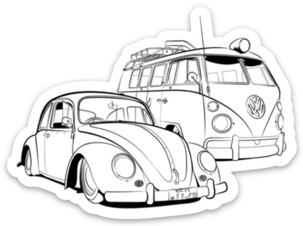 Die cut stickers