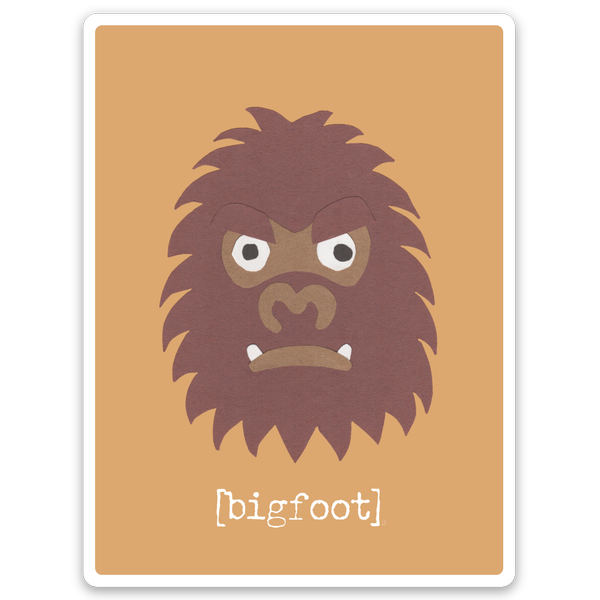 Stickers met ronde hoek