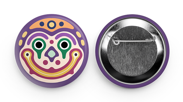 Chapas redondas de 57 mm