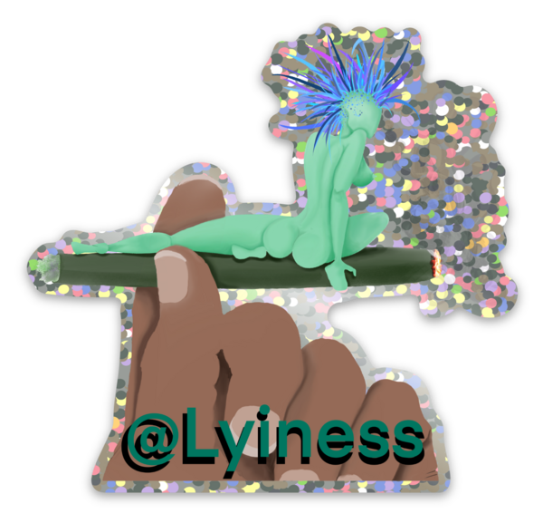 Glitter stickers