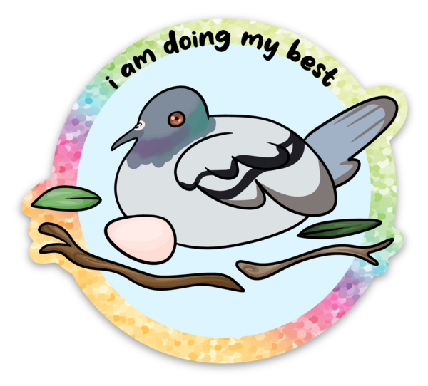 Stickers glitter