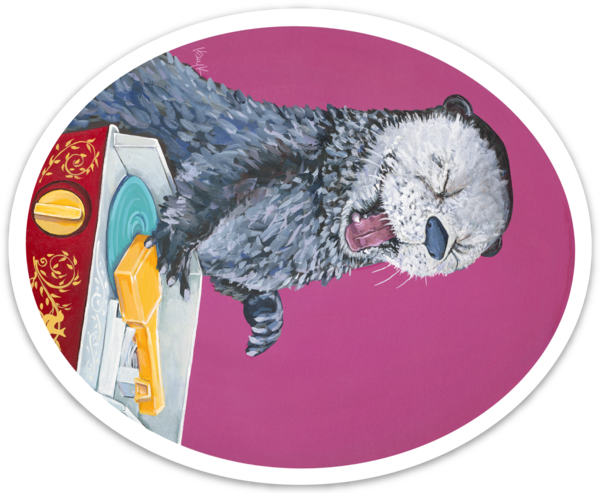 Oval stickers