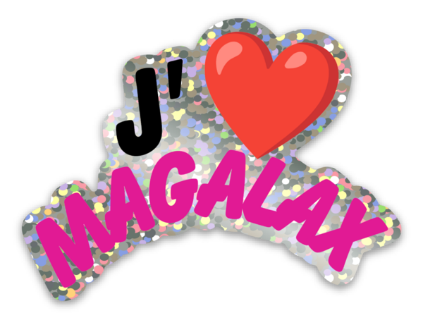 Stickers glitter