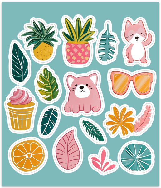Planches de stickers