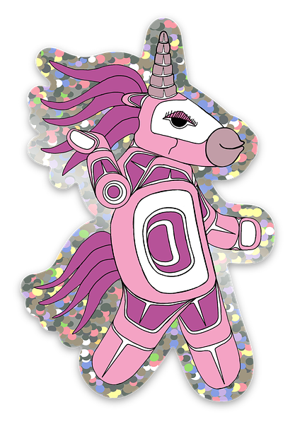 Stickers glitter