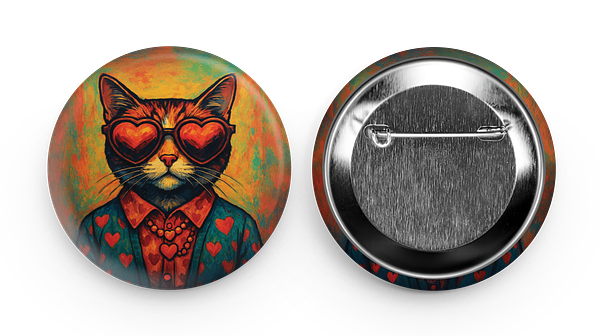 57 mm ronde buttons