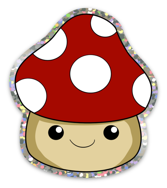Glitter stickers