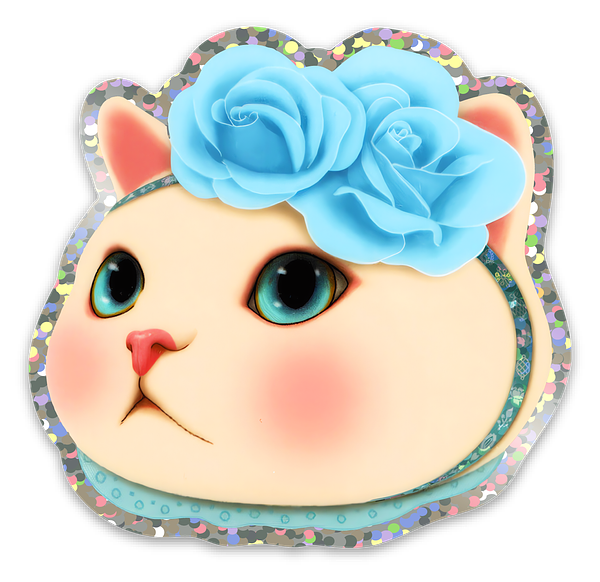 Stickers glitter