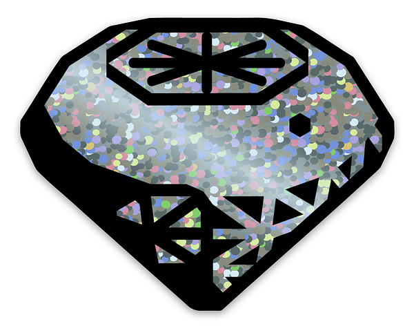 Glitter stickers