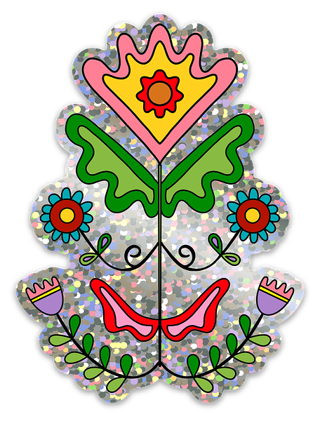 ग्लिटर स्टीकर्स