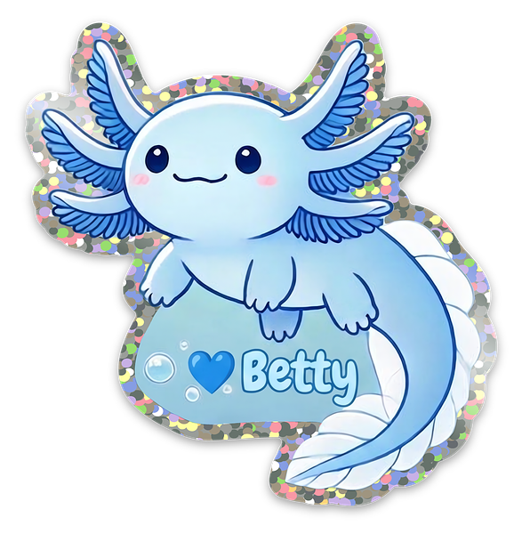 Glitter stickers