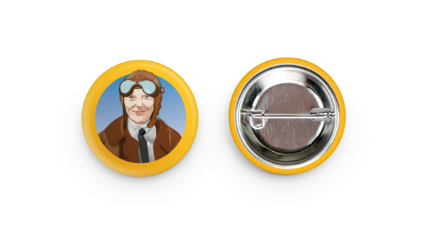 32 mm Round buttons