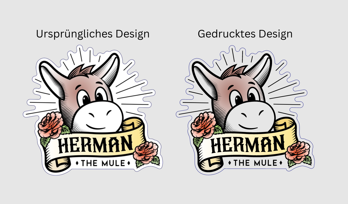 Unterschiede bei temporären Tattoo-Designs bei Verwendung von weißer Tinte