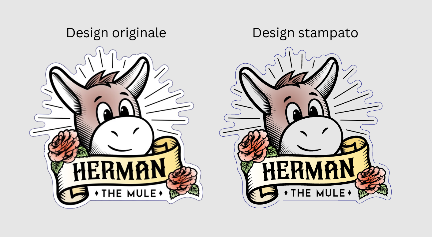 differenza nel design dei tatuaggi temporanei con inchiostro bianco