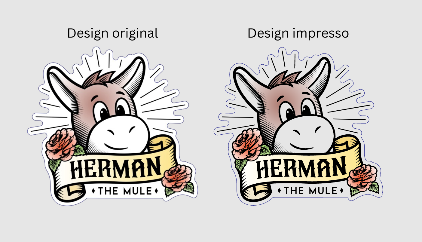 diferenças nos designs de tatuagens temporárias ao usar tinta branca