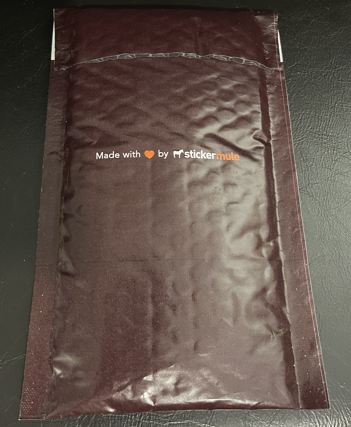 package from sticker mule