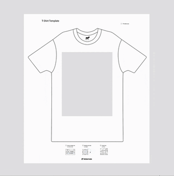 Colocar a arte no modelo de t-shirt no Adobe Illustrator