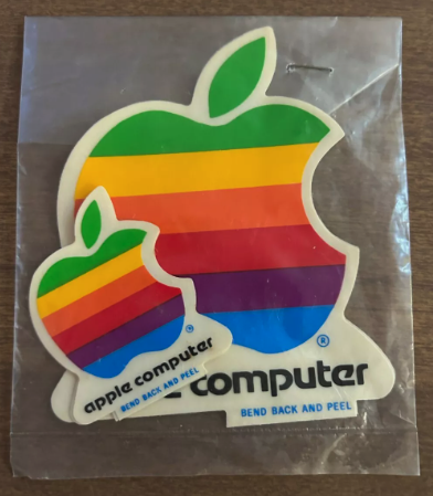 Ursprüngliche Apple-Computersticker