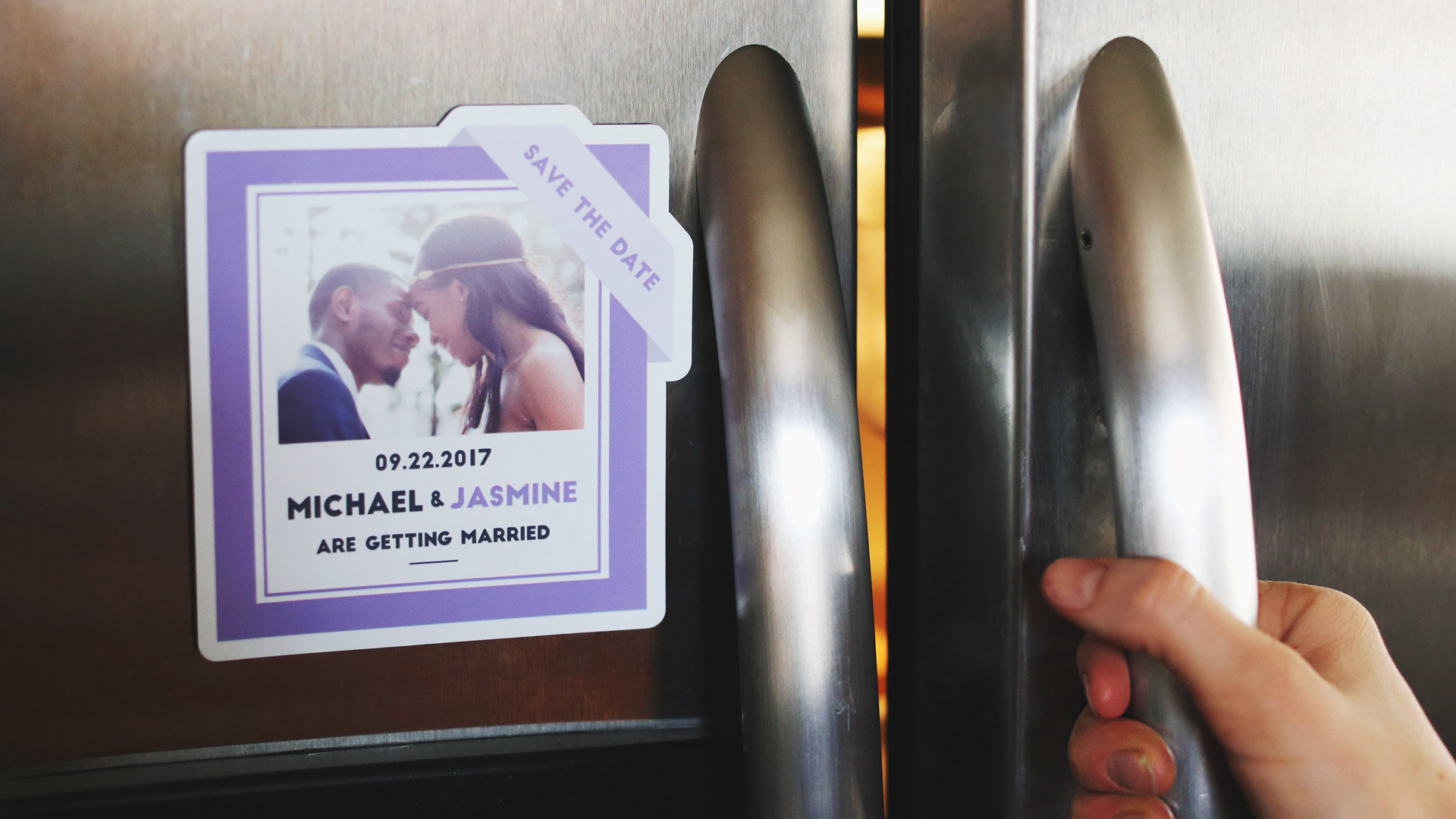 imán para guardar fecha de boda