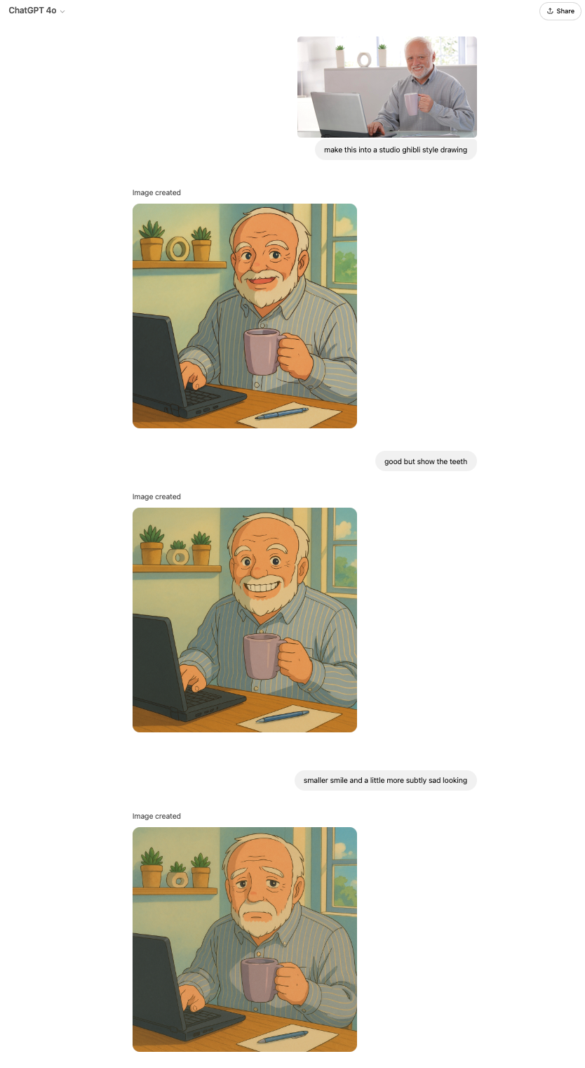 transforming a photo into studio ghibli style