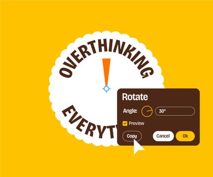 Utilizzo dello strumento Larghezza in Adobe Illustrator per creare un effetto raggio di sole su un adesivo