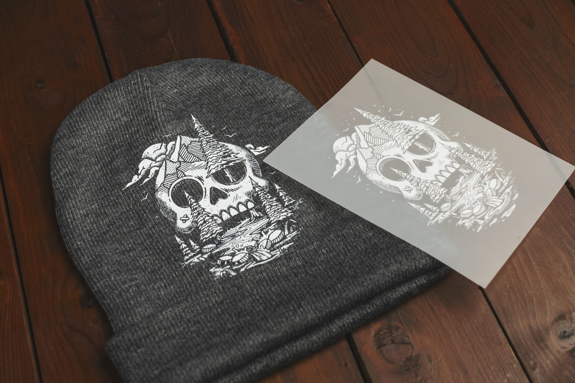 design de maquettes pour les transferts DTF