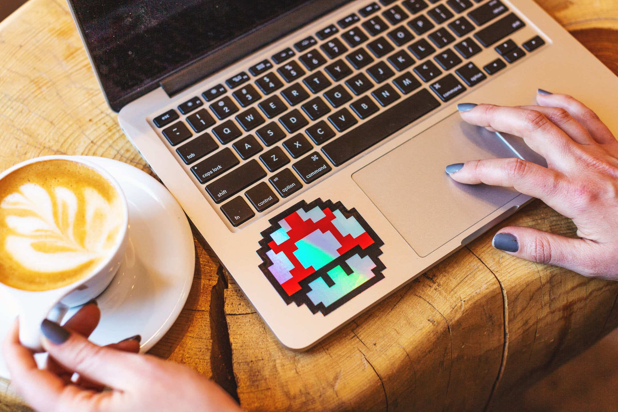 holographic stickers design trend