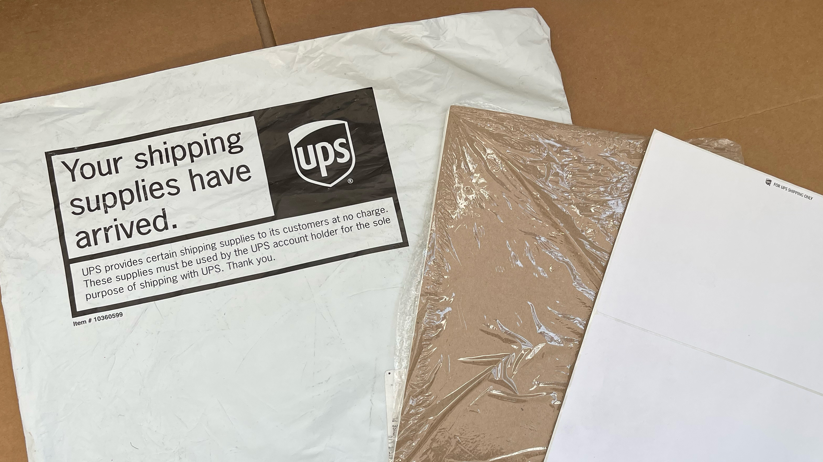 papier pour étiquettes laser et jet d'encre gratuit pour les étiquettes UPS