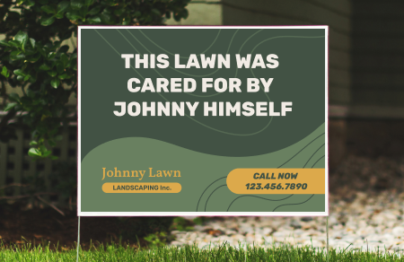 funny custom yard signs