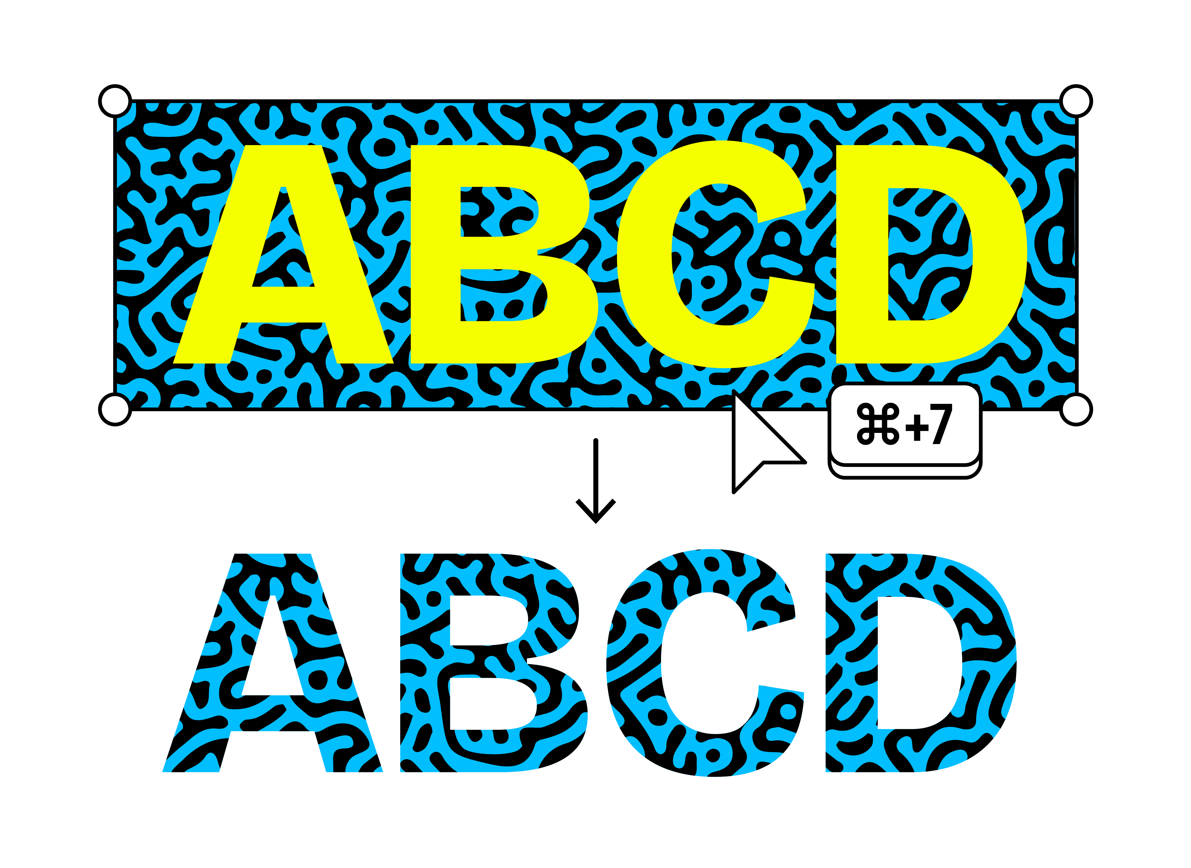 what a clipping mask looks like