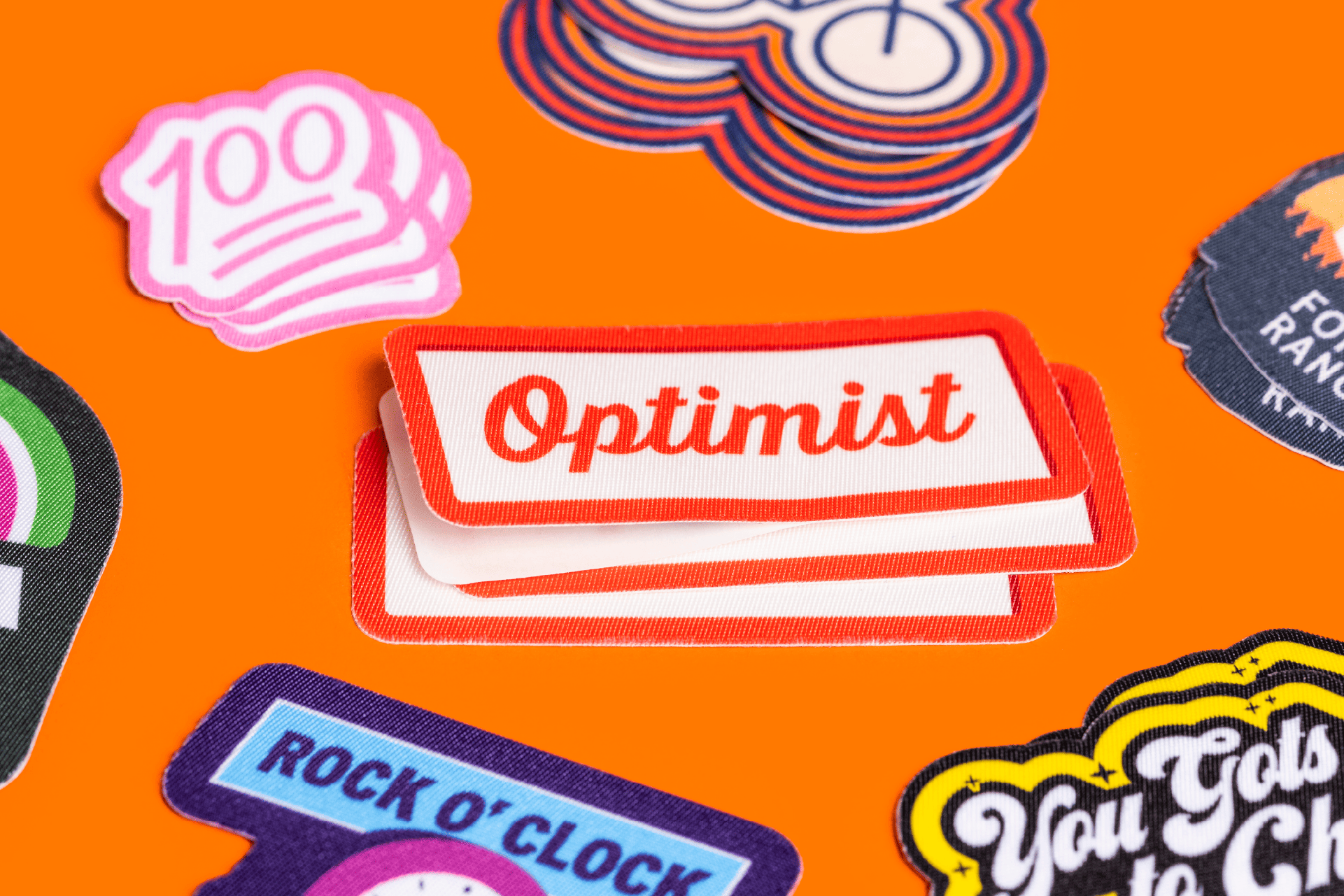 examples of fuzzy fabric stickers