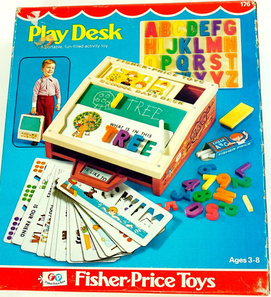 School Days Play Desk según ThisOldToy.com