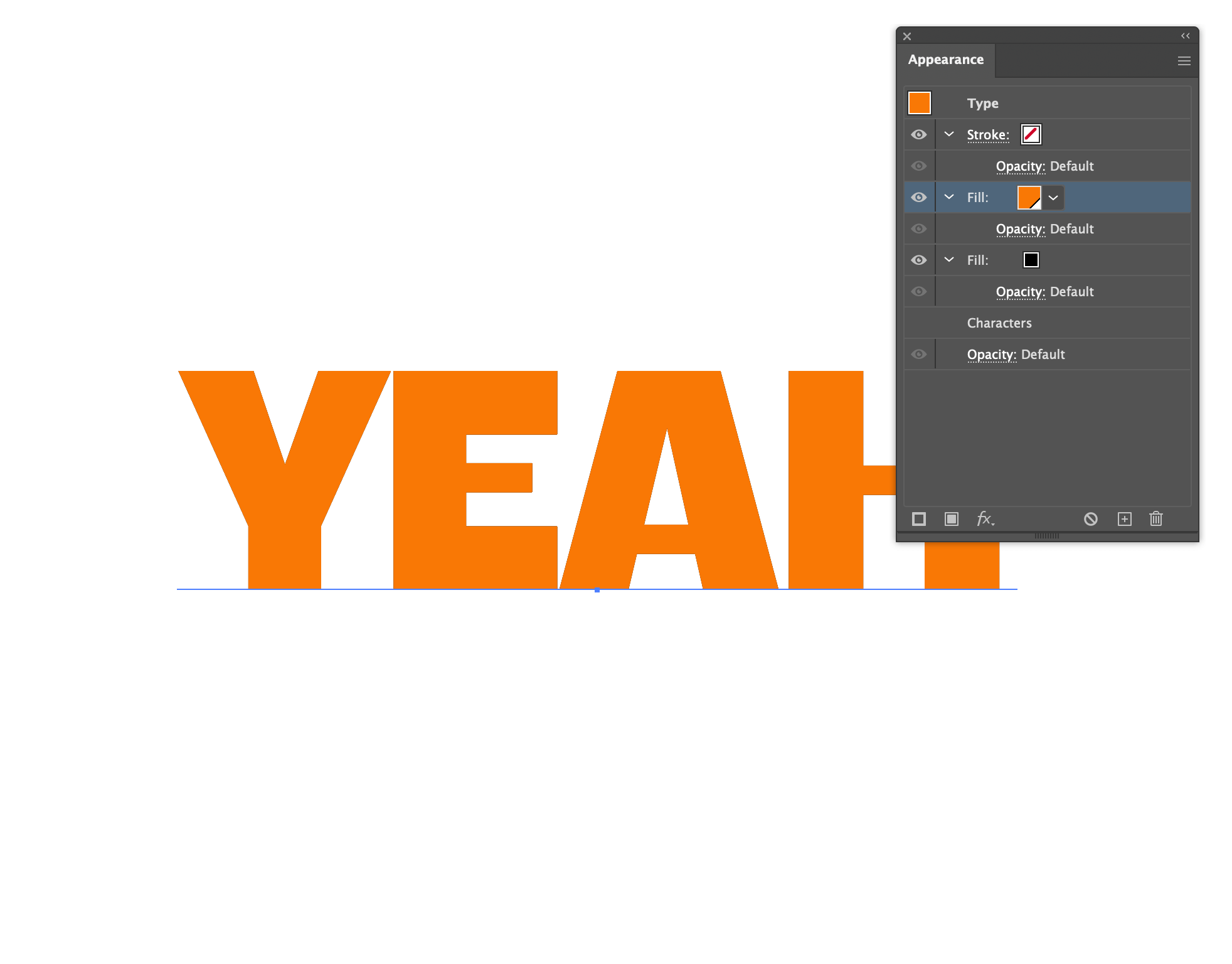 Eliminar relleno o trazo del texto