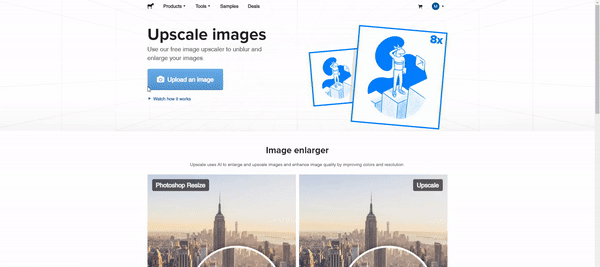 cargando imágenes para mejorar resolución
