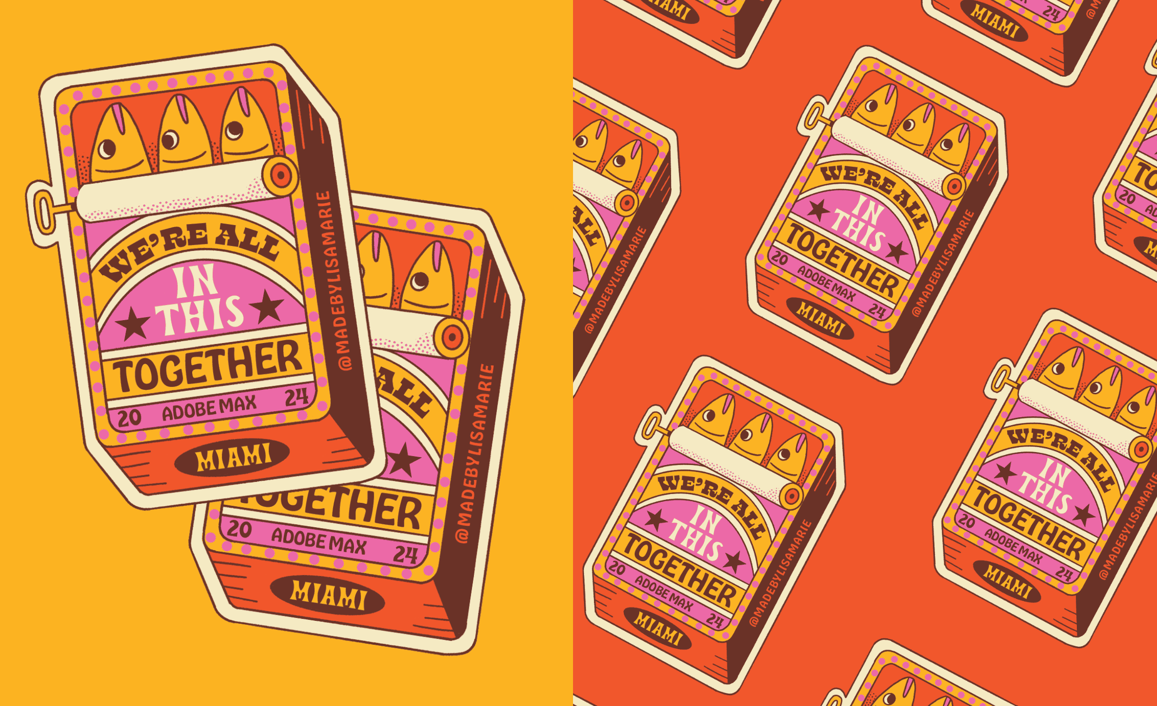 retro revival sticker design trend