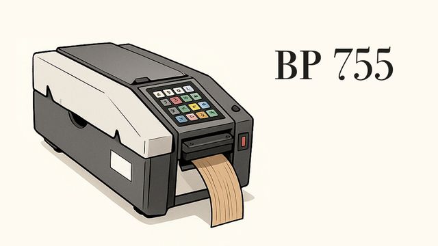 BP 755 packaging tape dispenser