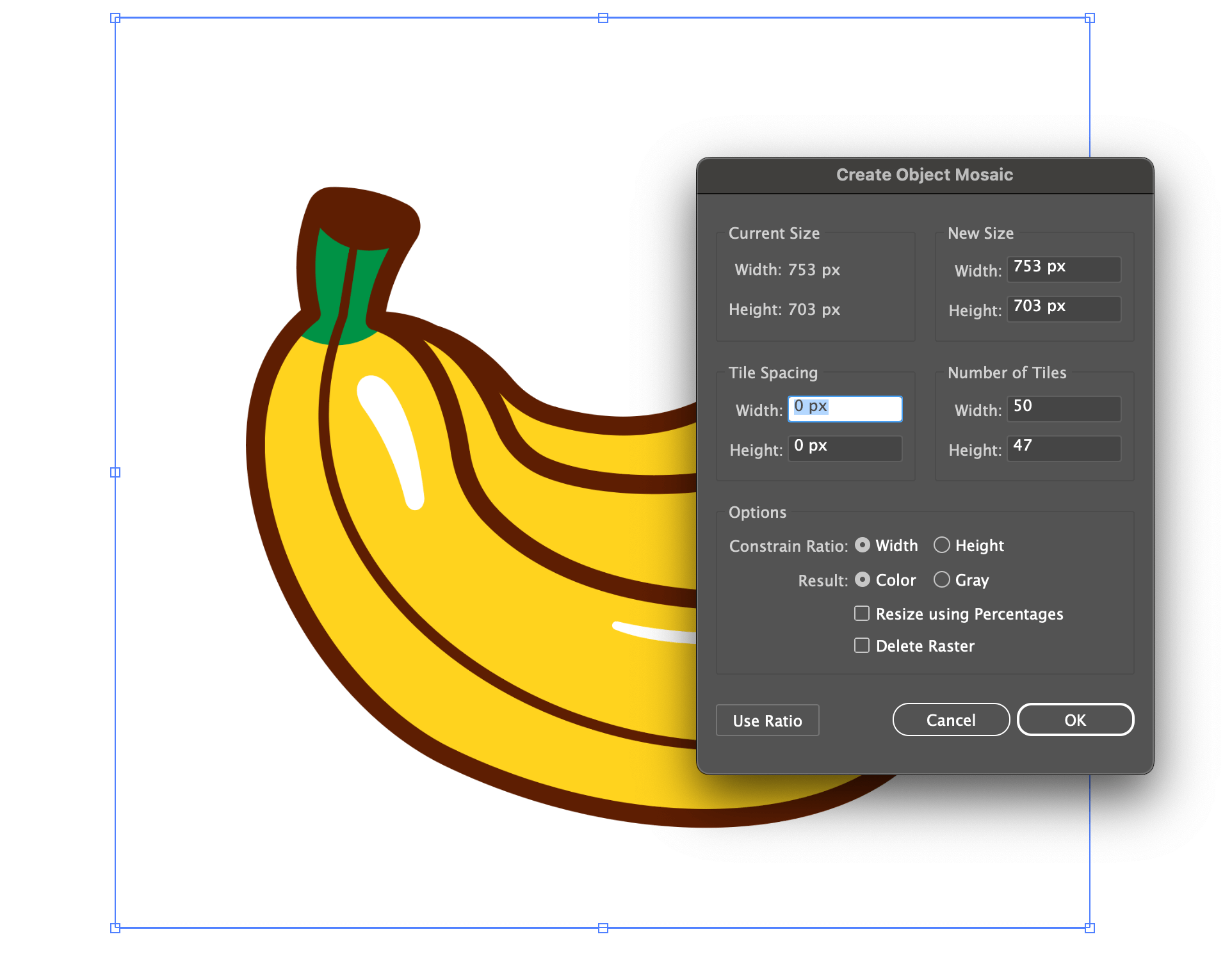 selecting a bitmap image to start with