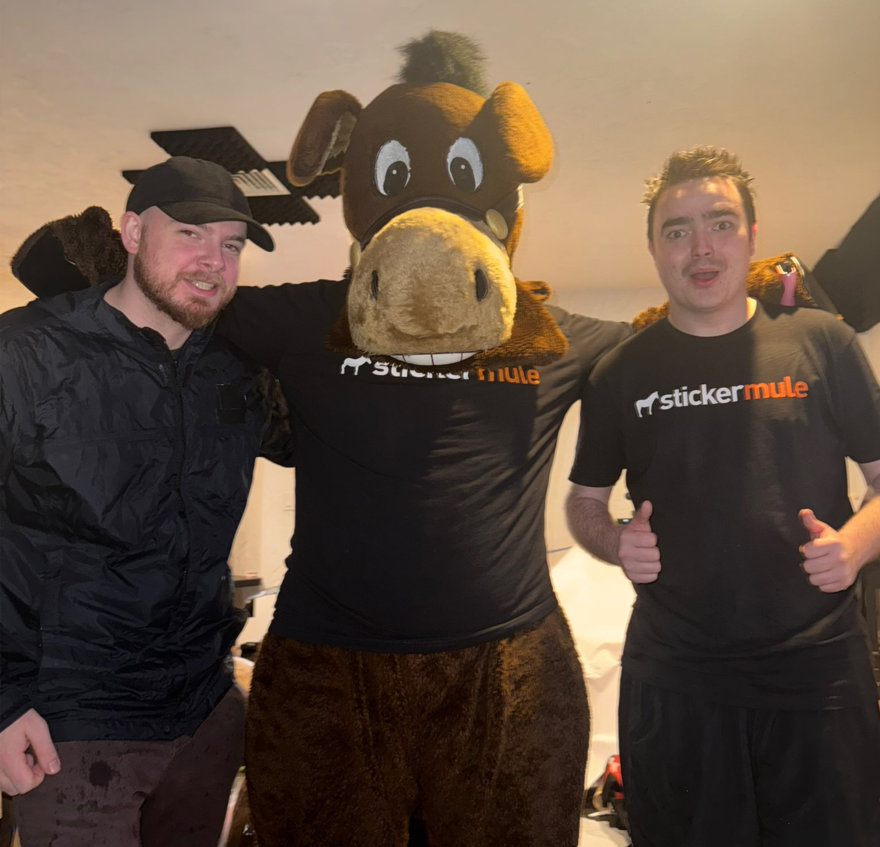 Herman the Mule visits Fishtank live