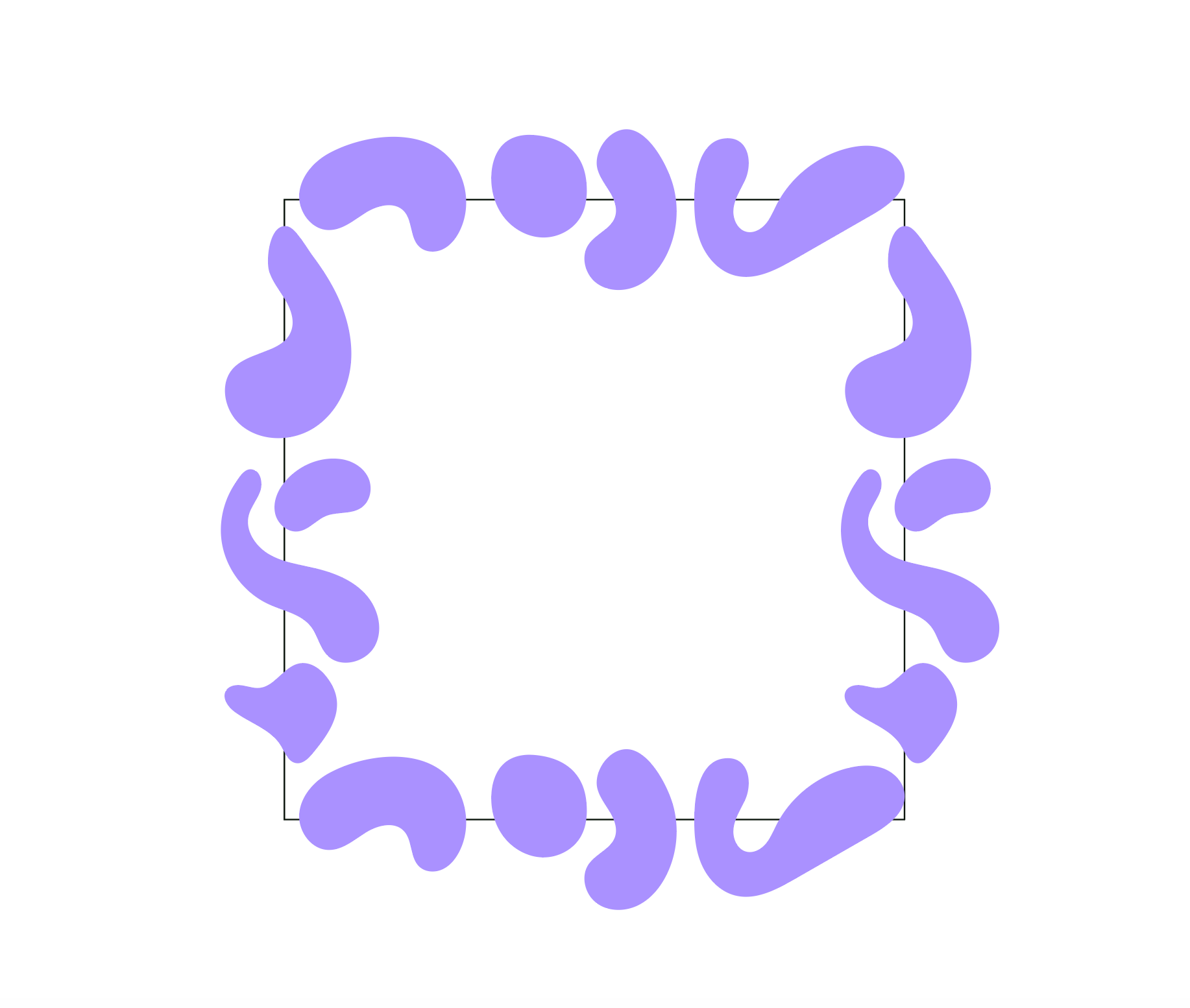 duplica tu patrón en el eje vertical