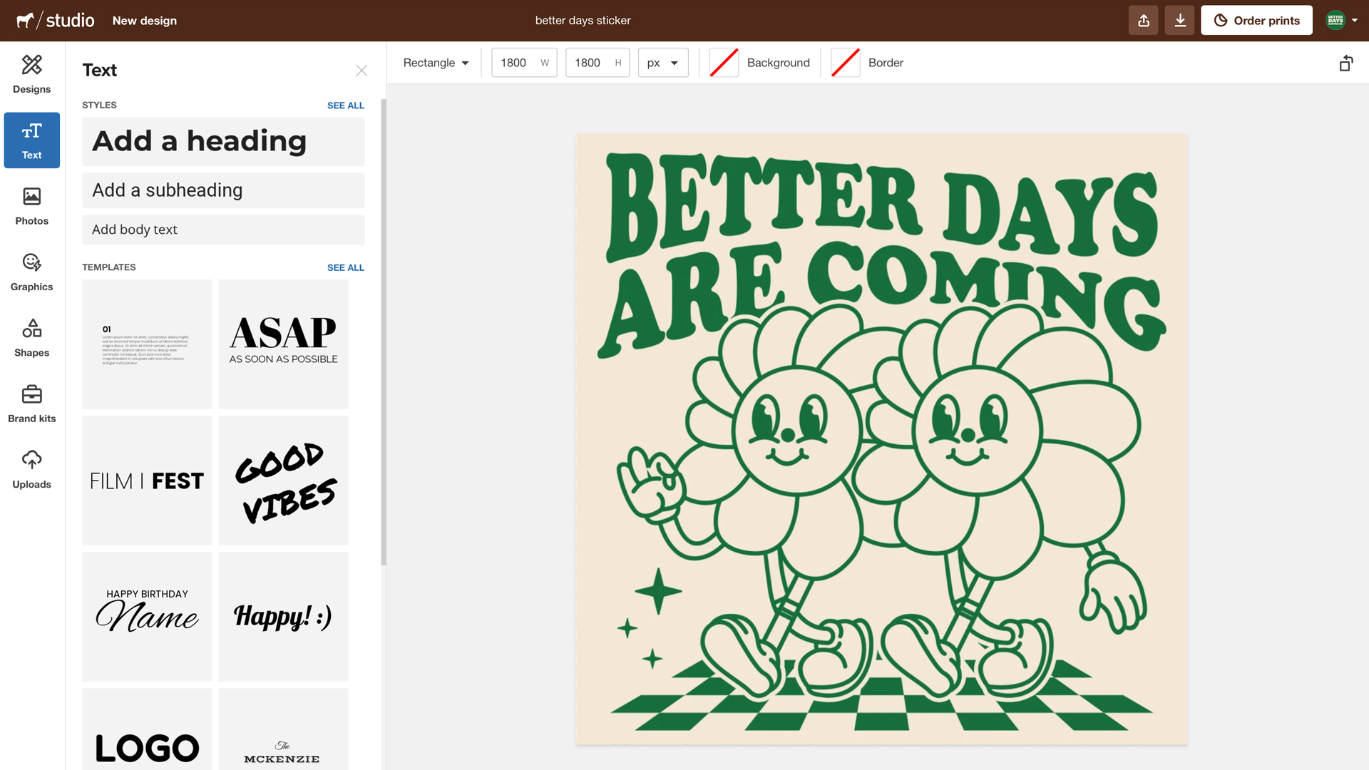 make stickers that your customers will want to show off