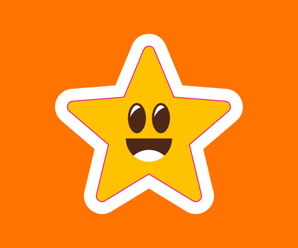 Cut line on a star shape in Adobe Illustrator