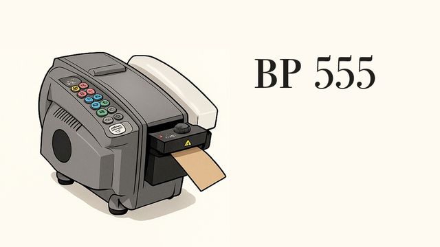 BP 555 packaging tape dispenser