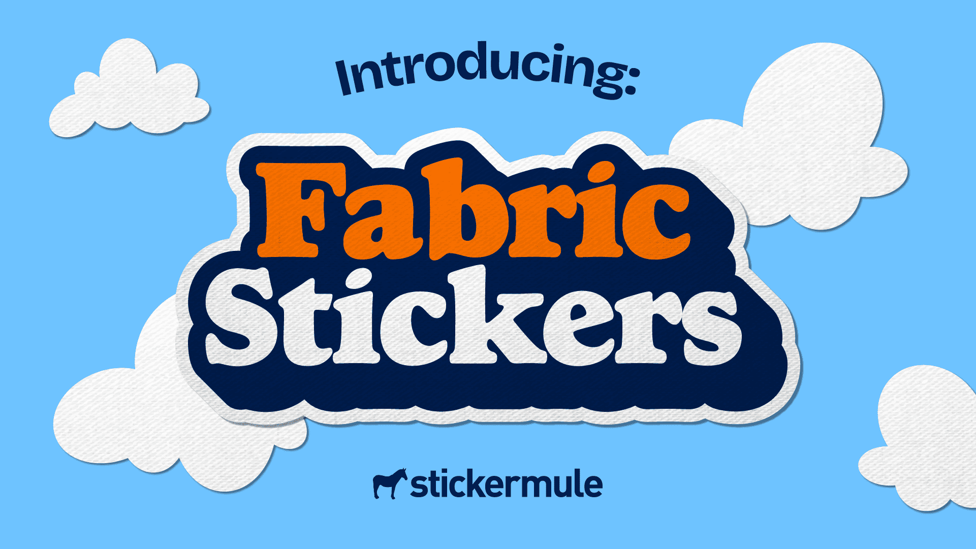 Introducing fabric stickers: stickers cut from a different cloth