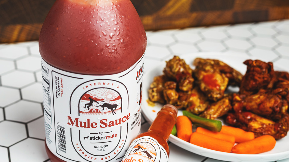 Mule Sauce half gallon jugs